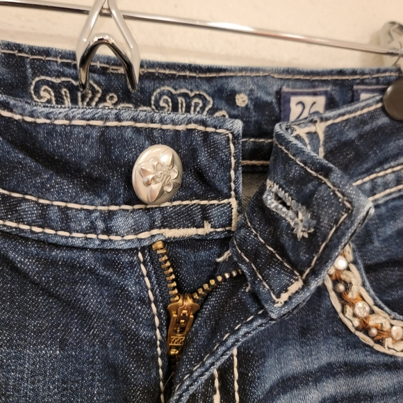 Miss Me Signature Boot Cut Jeans Size 26 - Picture 6 of 12